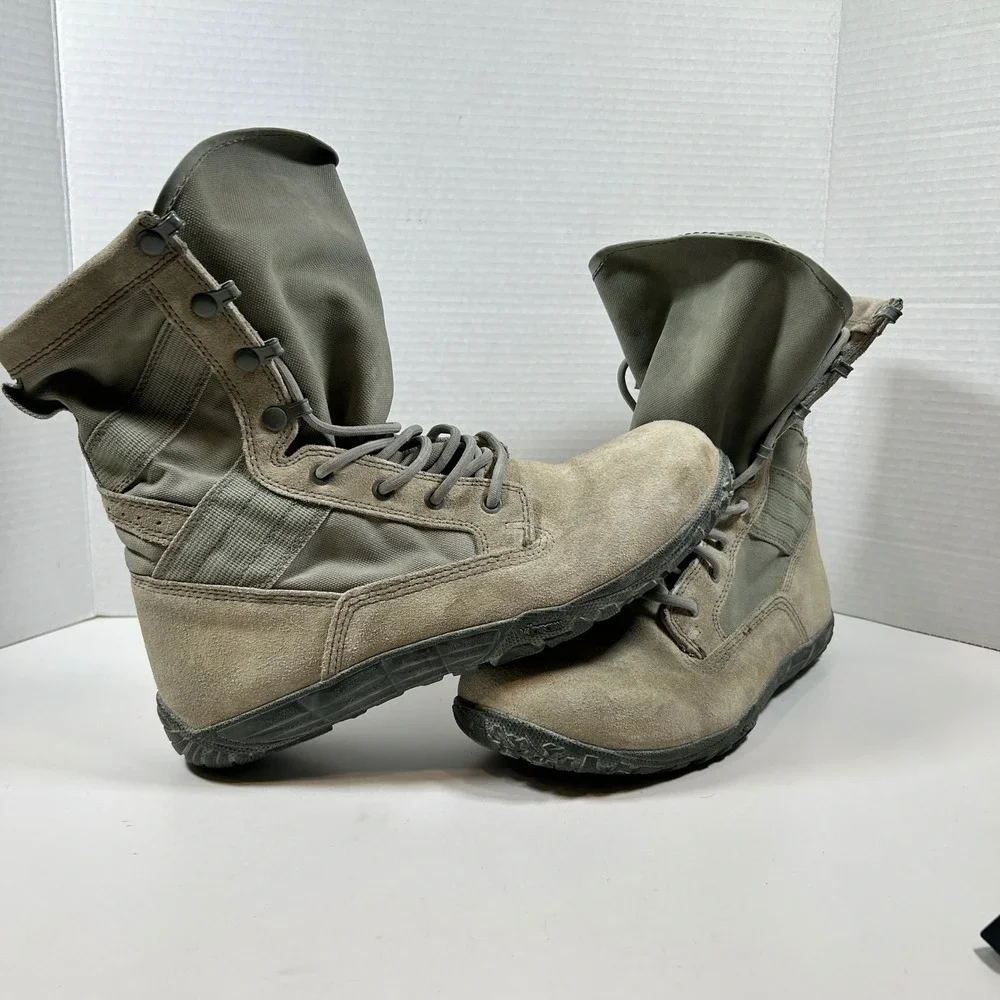 Tactical Research Boots Mens 10 Green TR103 Tactical Military Training Utility